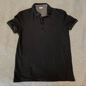 M Black Slim Fit 100% Cotton Calvin Klein Polo